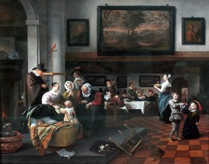 The Baptism of Christ by Jan Havickszoon Steen